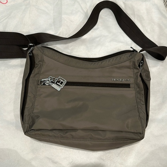 Brown Hedgren RFID Water-Repellent Travel Crossbody - Picture 1 of 7